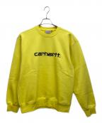 CarHarttカーハート）の古着「スウェット」｜イエロー