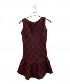 darichダーリッチ）の古着「ノースリーブワンピース」｜レッド