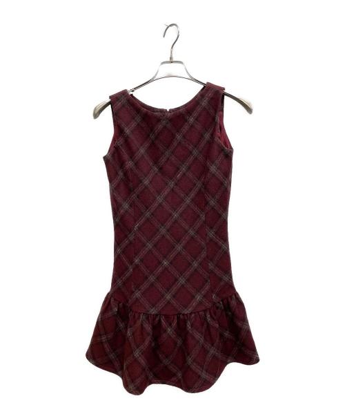 darich（ダーリッチ）Darich (ダーリッチ) ノースリーブワンピース レッド サイズ:FREEの古着・服飾アイテム