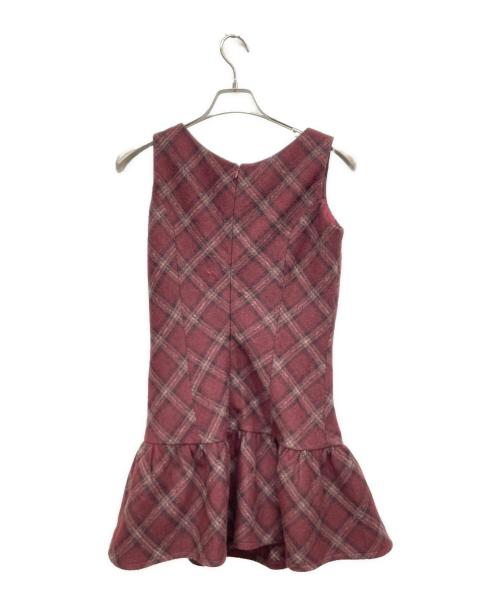 darich（ダーリッチ）Darich (ダーリッチ) ノースリーブワンピース レッド サイズ:FREEの古着・服飾アイテム