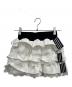 Darich (ダーリッチ) スポーティラインフリルミニスカート ホワイト サイズ:Free：6000円