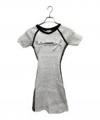 darichダーリッチ）の古着「リメイクストーリーシャーリングワンピース」｜ホワイト