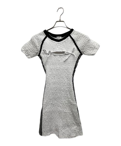 darich（ダーリッチ）Darich (ダーリッチ) リメイクストーリーシャーリングワンピース ホワイト サイズ:Free-Lの古着・服飾アイテム