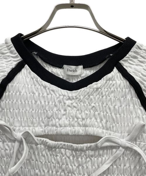 darich（ダーリッチ）Darich (ダーリッチ) リメイクストーリーシャーリングワンピース ホワイト サイズ:Free-Lの古着・服飾アイテム