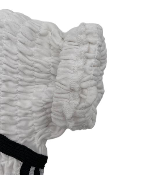 darich（ダーリッチ）Darich (ダーリッチ) リメイクストーリーシャーリングワンピース ホワイト サイズ:Free-Lの古着・服飾アイテム