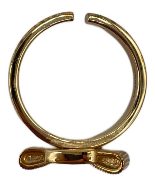 Ferragamo（フェラガモ）Ferragamo (フェラガモ) リボンモチーフリング ゴールド サイズ:表記サイズ無しの古着・服飾アイテム