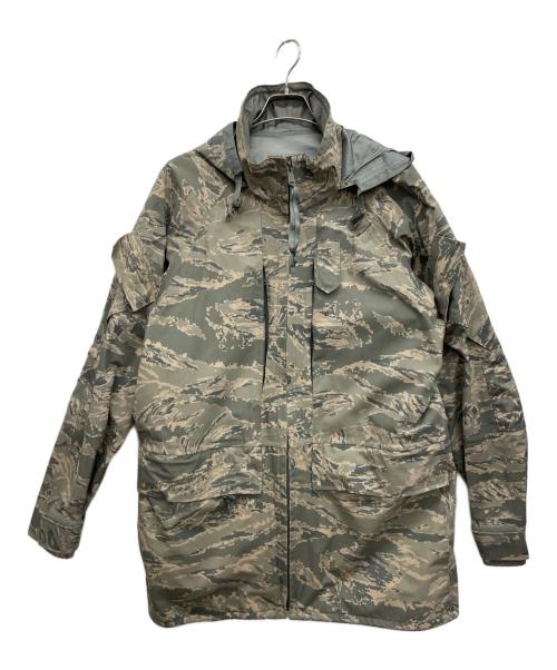 USAF（ユーエスエーエフ）USAF (ユーエスエーエフ) ミリタリージャケット グリーン サイズ:LARGE　LONGの古着・服飾アイテム