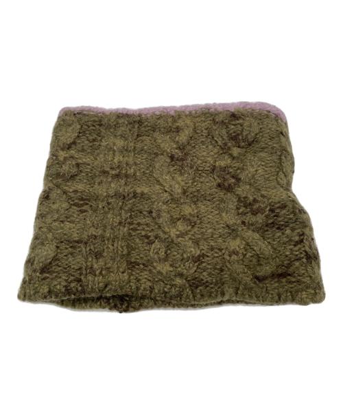 Vivienne Westwood（ヴィヴィアンウエストウッド）Vivienne Westwood (ヴィヴィアンウエストウッド) スヌード グリーン×パープルの古着・服飾アイテム