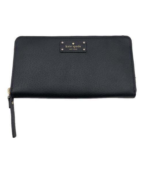 Kate Spade（ケイトスペード）Kate Spade (ケイトスペード) 長財布 ブラックの古着・服飾アイテム