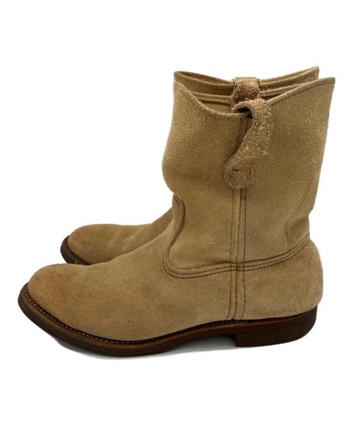 RED WING（レッドウィング）RED WING (レッドウィング) エンジニアブーツ ベージュ サイズ:9　1/2Eの古着・服飾アイテム