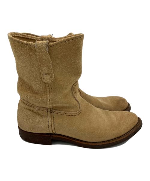 RED WING（レッドウィング）RED WING (レッドウィング) エンジニアブーツ ベージュ サイズ:9　1/2Eの古着・服飾アイテム