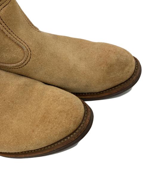 RED WING（レッドウィング）RED WING (レッドウィング) エンジニアブーツ ベージュ サイズ:9　1/2Eの古着・服飾アイテム
