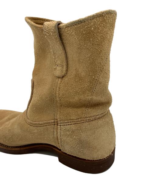 RED WING（レッドウィング）RED WING (レッドウィング) エンジニアブーツ ベージュ サイズ:9　1/2Eの古着・服飾アイテム