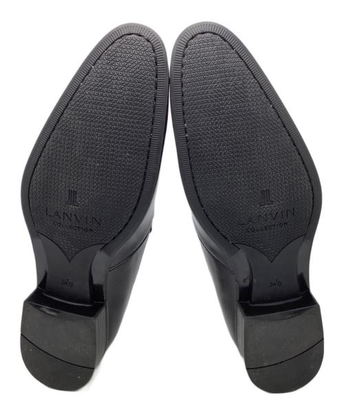 LANVIN COLLECTION（ランバンコレクション）LANVIN COLLECTION (ランバンコレクション) シングルモックシューズ ブラック サイズ:24.5cmの古着・服飾アイテム