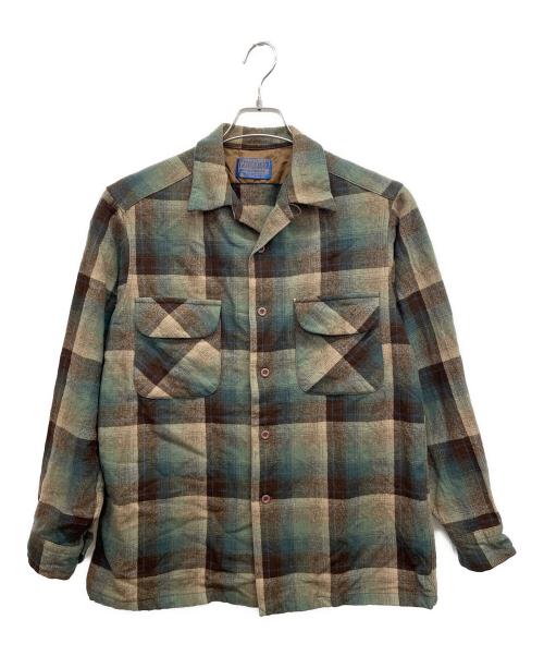 PENDLETON（ペンドルトン）PENDLETON (ペンドルトン) 長袖シャツ グリーン サイズ:Mの古着・服飾アイテム