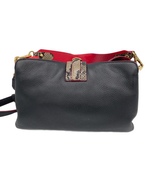 COCOCELUX GOLD（ココセリュックスゴールド）COCOCELUX GOLD (ココセリュックスゴールド) ショルダーバッグ レッド×ブラックの古着・服飾アイテム