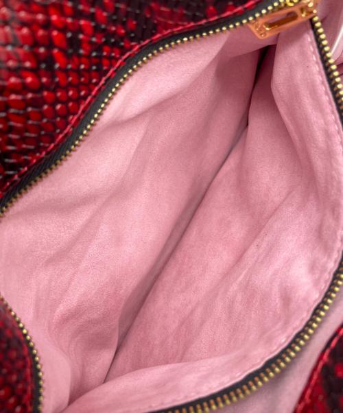 COCOCELUX GOLD（ココセリュックスゴールド）COCOCELUX GOLD (ココセリュックスゴールド) ショルダーバッグ レッド×ブラックの古着・服飾アイテム