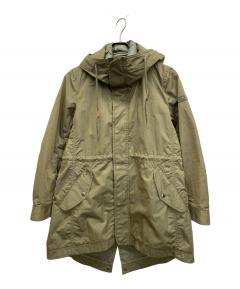 中古・古着通販】YLEVE (イレーヴ) コットンタフタモッズコート スカイ