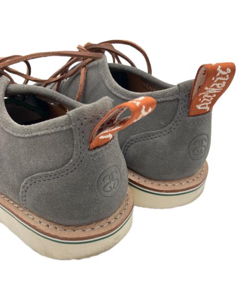 Dr.Martens（ドクターマーチン）Dr.Martens (ドクターマーチン) stussy (ステューシー) スウェードブーツ グレー サイズ:UK8の古着・服飾アイテム