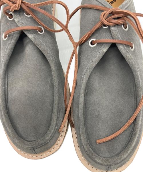 Dr.Martens（ドクターマーチン）Dr.Martens (ドクターマーチン) stussy (ステューシー) スウェードブーツ グレー サイズ:UK8の古着・服飾アイテム