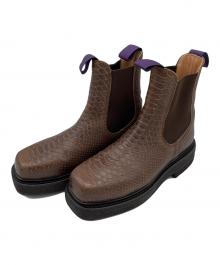 ESTYS（エッツィー）の古着「サイドゴアブーツ」｜ブラウン