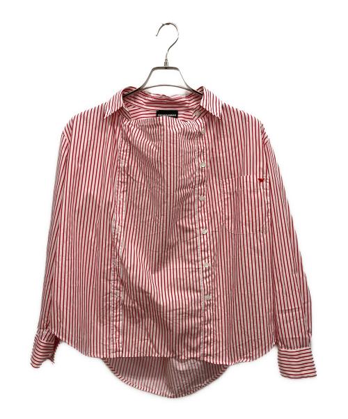 EMPORIO ARMANI（エンポリオ アルマーニ）EMPORIO ARMANI (エンポリオ アルマーニ) 長袖シャツ レッド サイズ:36の古着・服飾アイテム