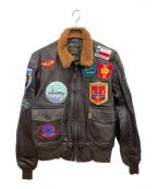 COCKPITコックピット）の古着「フライトジャケット」｜ブラウン