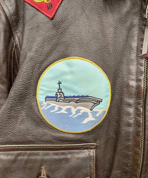 COCKPIT（コックピット）COCKPIT (コックピット) フライトジャケット ブラウン サイズ:46の古着・服飾アイテム