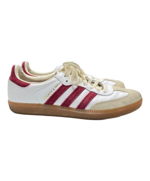 adidas（アディダス）adidas (アディダス) Sporty & Rich (スポーティーアンドリッチ) Samba OG ホワイト×レッド サイズ:26cmの古着・服飾アイテム