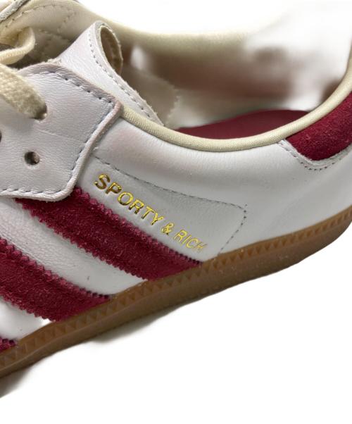 adidas（アディダス）adidas (アディダス) Sporty & Rich (スポーティーアンドリッチ) Samba OG ホワイト×レッド サイズ:26cmの古着・服飾アイテム