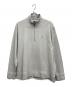 Paul Stuart（ポールスチュアート）の古着「へリンボンコットンハーフジップカットソー」｜グレー