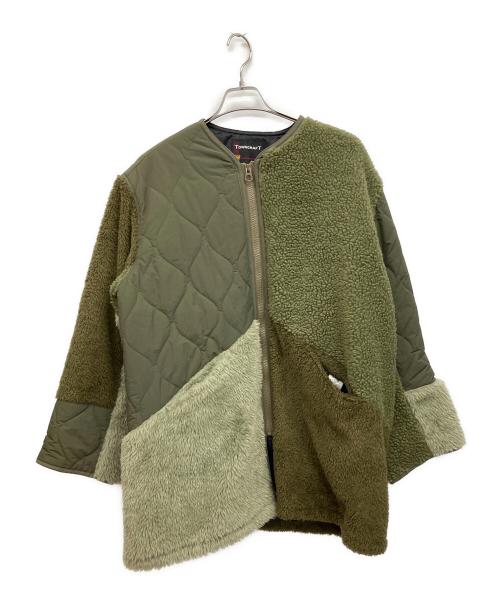 TOWN CRAFT（タウンクラフト）TOWN CRAFT (タウンクラフト) BEAUTY&YOUTH (ビューティーアンドユース) 切替ボアコート サイズ:FREEの古着・服飾アイテム