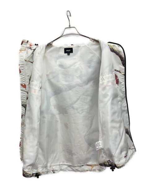 HUF（ハフ）HUF (ハフ) ナイロンジャケット ホワイト サイズ:Lの古着・服飾アイテム