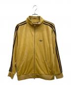 adidasアディダス）の古着「ベロアトラックジャケット」｜イエロー