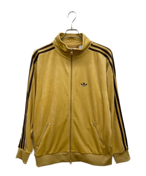 adidas（アディダス）adidas (アディダス) ベロアトラックジャケット イエロー サイズ:ASIA　XSの古着・服飾アイテム