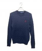 POLO RALPH LAURENポロ・ラルフローレン）の古着「厚手ニット」｜ネイビー
