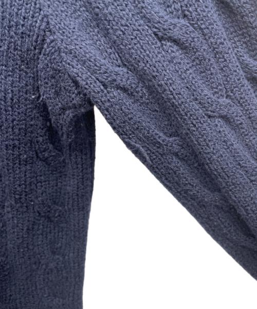 POLO RALPH LAUREN（ポロ・ラルフローレン）POLO RALPH LAUREN (ポロ・ラルフローレン) 厚手ニット ネイビー サイズ:Sの古着・服飾アイテム