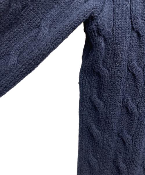 POLO RALPH LAUREN（ポロ・ラルフローレン）POLO RALPH LAUREN (ポロ・ラルフローレン) 厚手ニット ネイビー サイズ:Sの古着・服飾アイテム