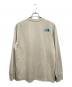 THE NORTH FACE (ザ ノース フェイス) MINI LOGO L/S R/TEE　長袖カットソー ベージュ サイズ:XL：4000円