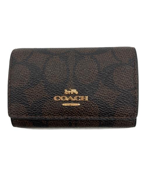 COACH（コーチ）COACH (コーチ) 5連キーケース ブラウンの古着・服飾アイテム