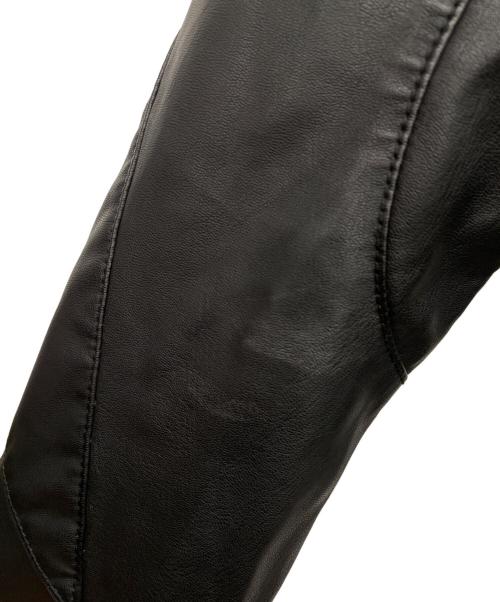 G-STAR RAW（ジースターロゥ）G-STAR RAW (ジースターロゥ) フェイクレザージャケット ブラック サイズ:Mの古着・服飾アイテム