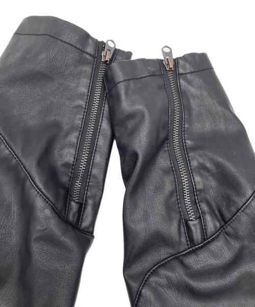 G-STAR RAW（ジースターロゥ）G-STAR RAW (ジースターロゥ) フェイクレザージャケット ブラック サイズ:Mの古着・服飾アイテム