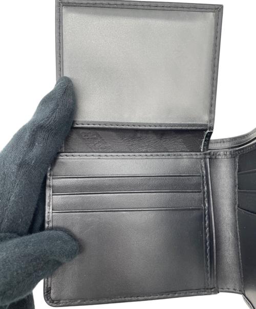 GENUINE CROCODILE SKIN（ジェニュインクロコダイルスキン）genuine crocodile skin (ジェニュインクロコダイルスキン) 2つ折り財布 ブラックの古着・服飾アイテム