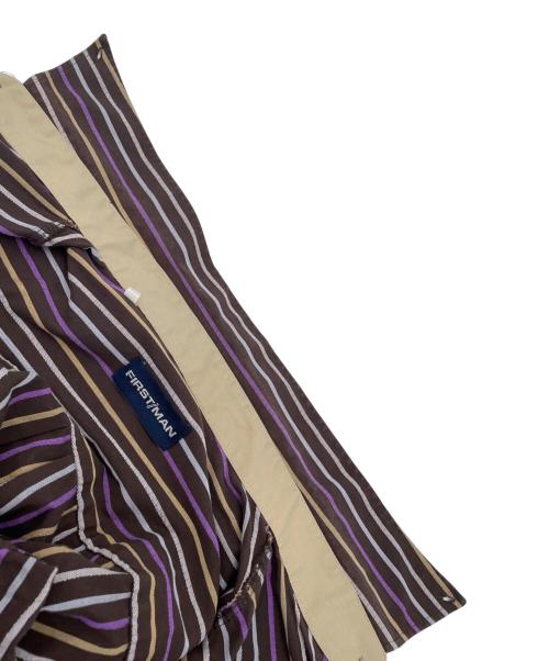 FIRST/MAN（ファーストマン）FIRST/MAN (ファーストマン) 長袖シャツ ブラウン サイズ:XXLの古着・服飾アイテム