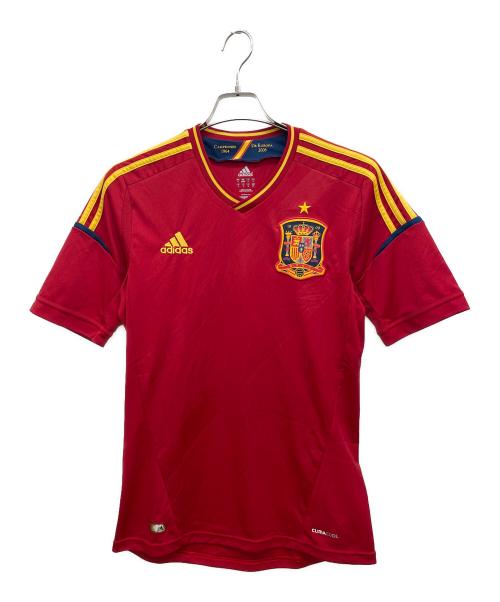 adidas（アディダス）adidas (アディダス) サッカーユニフォーム レッド サイズ:J　Mの古着・服飾アイテム