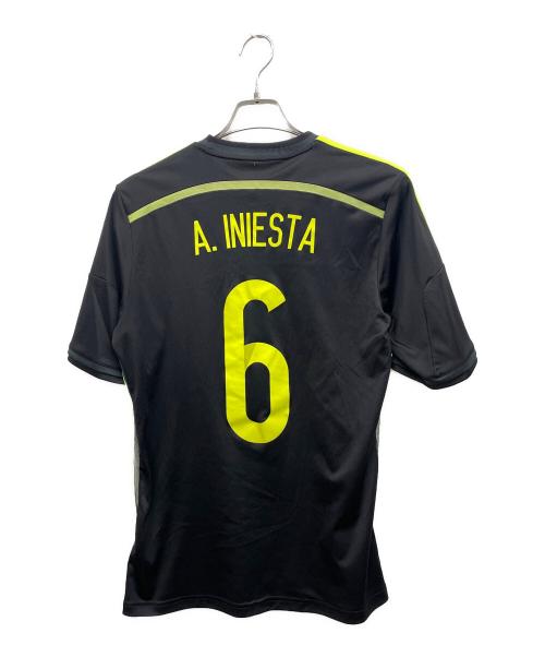 adidas（アディダス）adidas (アディダス) サッカーユニフォーム ブラック サイズ:Lの古着・服飾アイテム