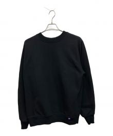 THE NORTHFACE PURPLELABEL（ザ・ノースフェイス パープルレーベル）の古着「クルーネックスウェットシャツ」｜ブラック