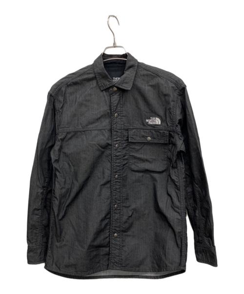 THE NORTH FACE（ザ ノース フェイス）THE NORTH FACE (ザ ノース フェイス) デニムシャツ グレー サイズ:Sの古着・服飾アイテム
