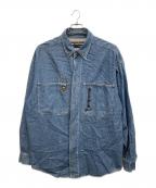 PELLE PELLE MARC BUCHANANペレペレ マークブキャナン）の古着「デニムシャツ」｜インディゴ