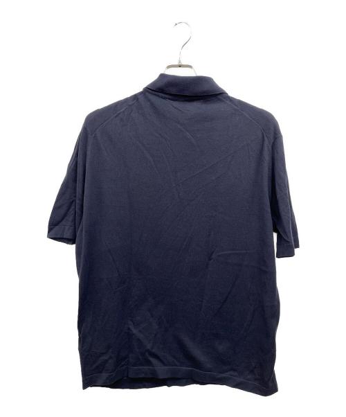 JOHN SMEDLEY（ジョンスメドレー）JOHN SMEDLEY (ジョンスメドレー) ポロシャツ ネイビー サイズ:素材サイズ無しの古着・服飾アイテム